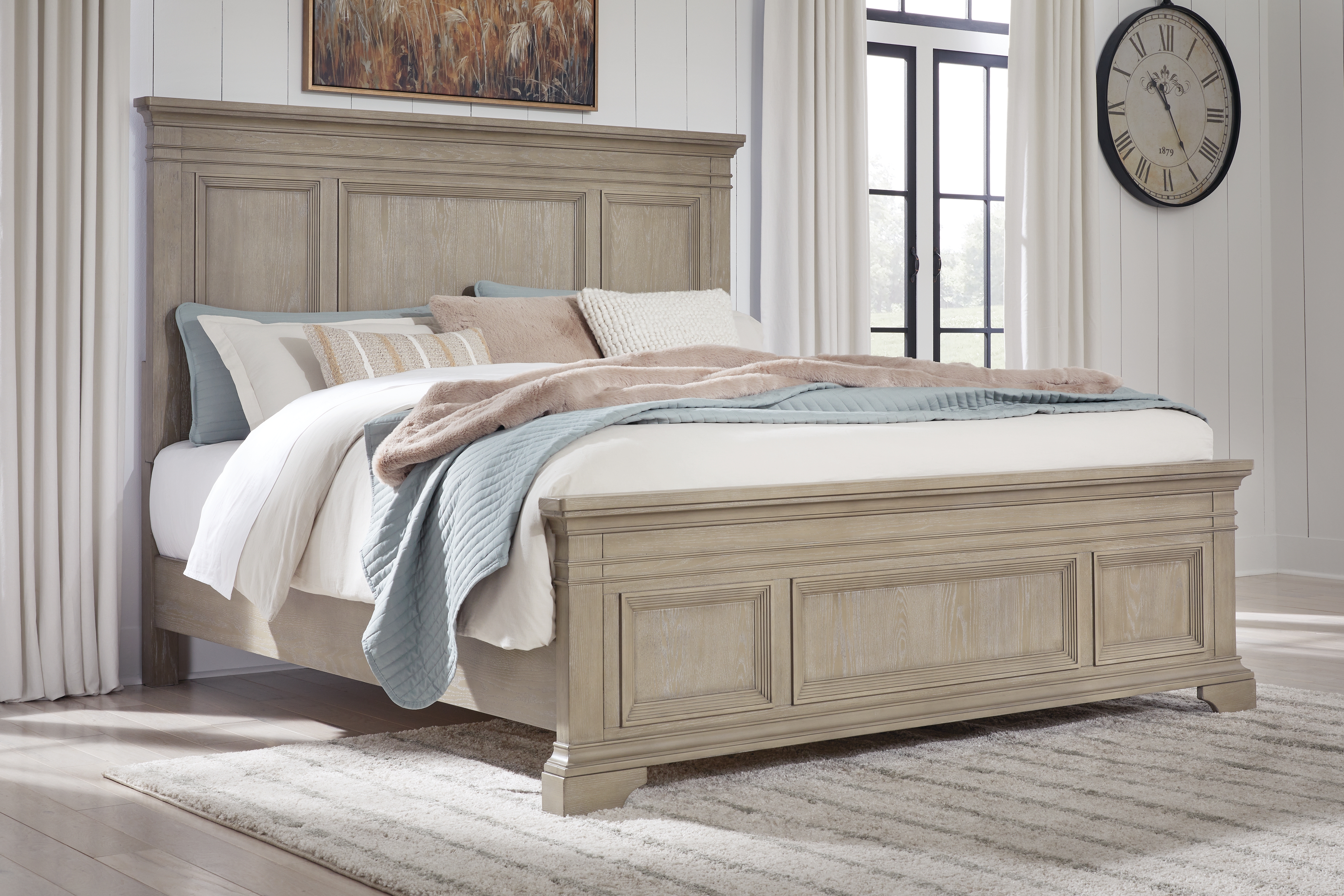 Vallardia King Panel Bed – Ashley Furniture HomeStore - Curaçao
