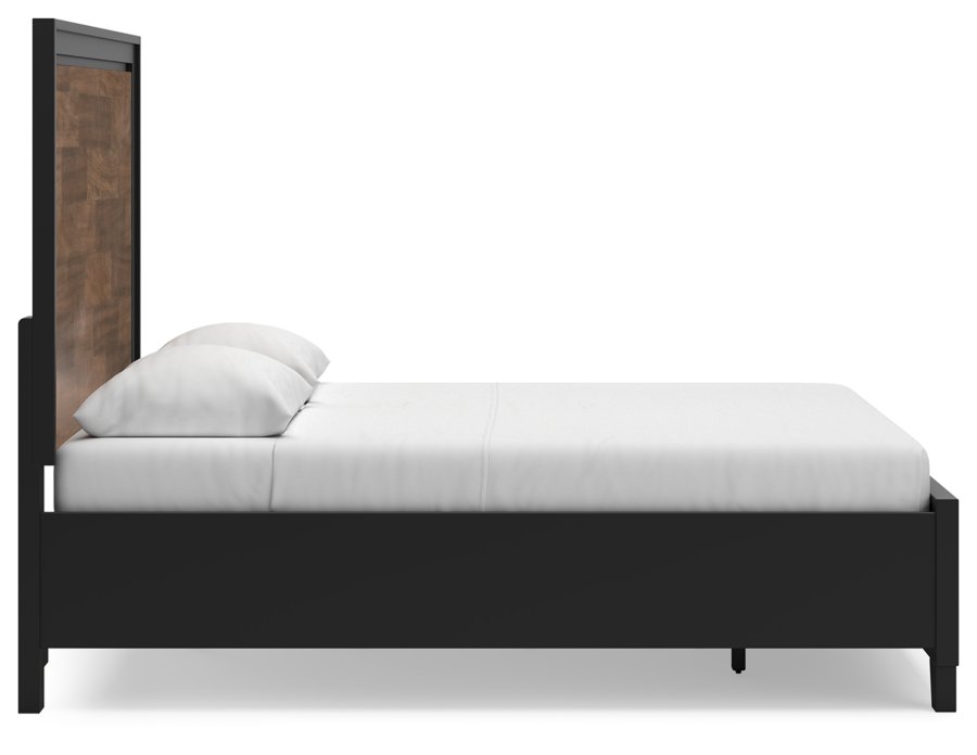 Cama con almacenamiento de panel Kraeburn Queen, tocador y espejo - image 6