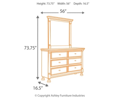 Kaslyn Dresser and Mirror, , large