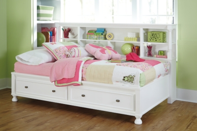 girls bookcase bed