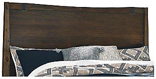 Kisper Queen Panel Headboard, Brown, large