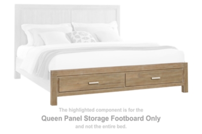 Ambrosh Queen Panel Storage Footboard