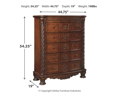 North shore chest by shop ashley furniture