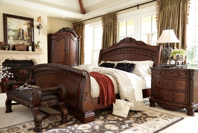 North Shore Queen Sleigh Bed Ashley Furniture Homestore