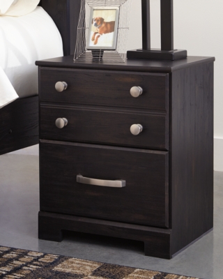 Reylow Nightstand, Dark Brown