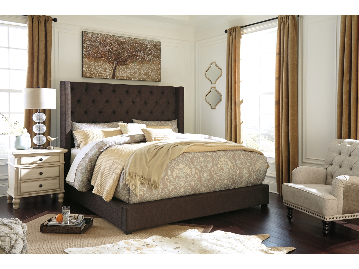 Norrister Queen Upholstered Bed with 1 Large Storage Drawer Ashley