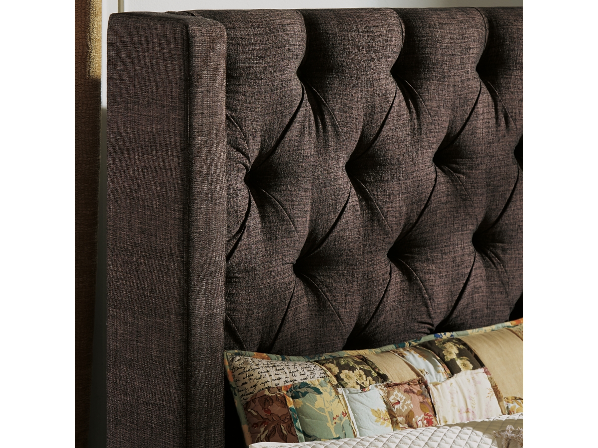 Norrister King Upholstered Upholstered Bed with 1 Large Storage Drawer Ashley