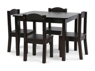 Tot Tutors Kids Brooklyn Table and 4 Chairs Set