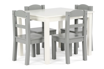 Kids Springfield Wood Table and Four Chairs Set, , large