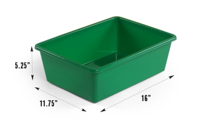 large plastic toy storage tub