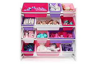 Kids Mani Toy Storage Organizer with Twelve Plastic Bins, , rollover