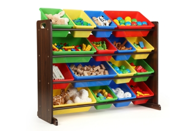 tot tutors organizer with 16 bins