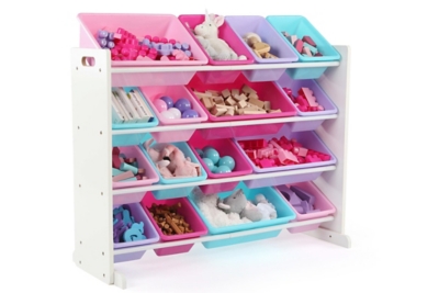 Tot tutors 16 store bin toy organizer