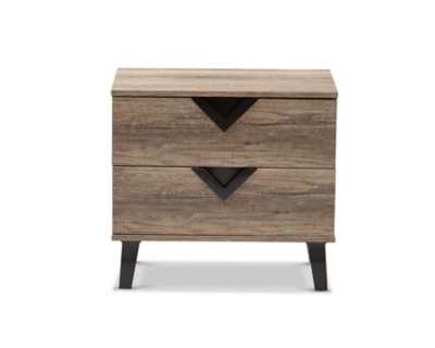Ashley SM Maylee 2-Drawer Wood Veneer Nightstand