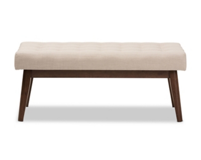 Elia Fabric Button-Tufted Bench | Ashley Furniture HomeStore