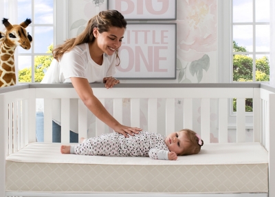 Delta Children Twinkle Stars Supreme Crib And Toddler Mattress, , large