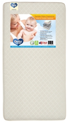 Delta Children Twinkle Stars Supreme Crib And Toddler Mattress, , large