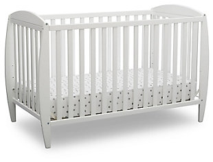 Delta Children Taylor 4-in-1 Convertible Baby Crib, White, large