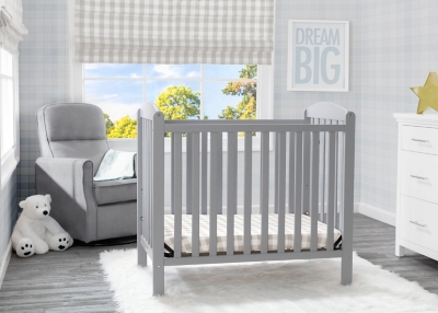 Delta Children Mini Baby Crib With Mattress Ashley Furniture