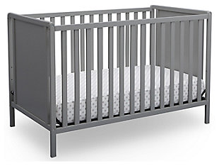 Delta Children Heartland Classic 4-in-1 Convertible Baby Crib, Gray, large