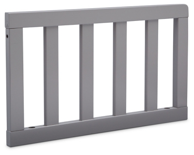 Delta Children Toddler Guardrail, Gray, large