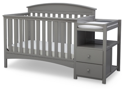 Delta Children Abby Convertible Baby Crib N Changer Ashley