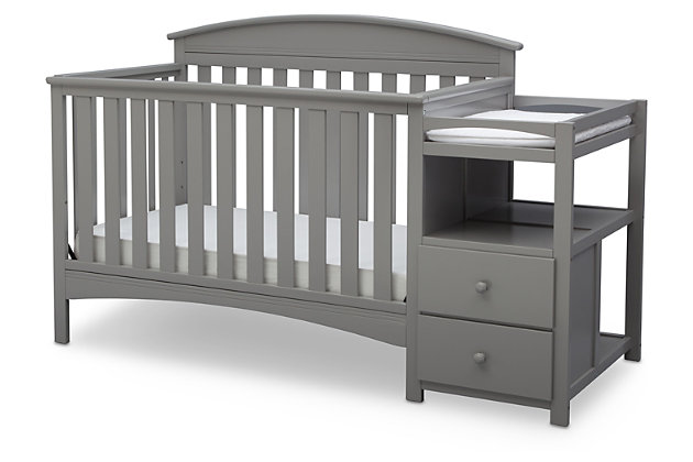 Delta Children Abby Convertible Baby Crib N Changer | Ashley