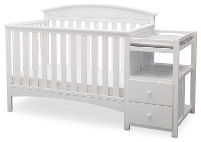 Delta Children Abby Convertible Baby Crib N Changer Set Ashley