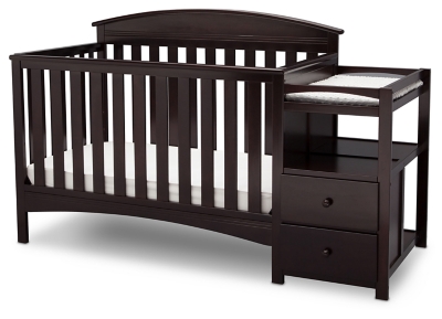 Delta Children Abby Convertible Baby Crib N Changer Set Ashley