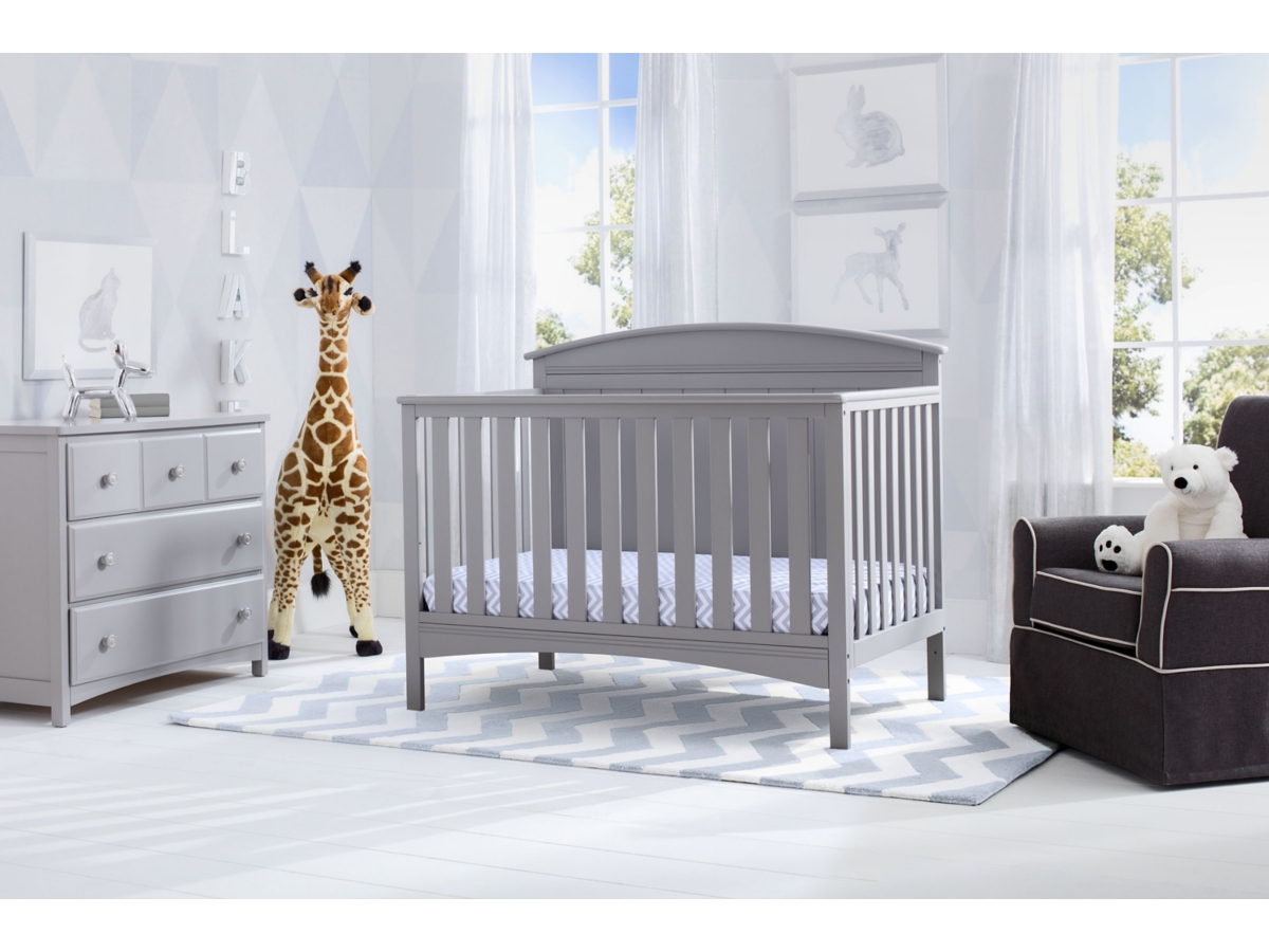 Delta Children Archer 4 in 1 Convertible Crib Ashley