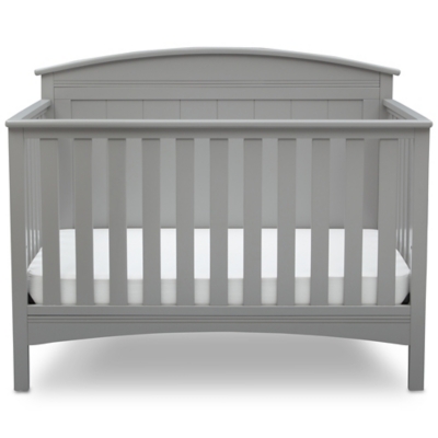 Delta Children Archer 4-in-1 Convertible Crib, Gray, large