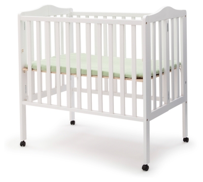 delta children folding portable mini baby crib