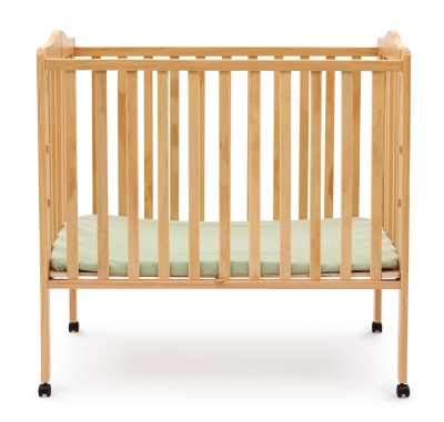 delta children folding portable mini baby crib