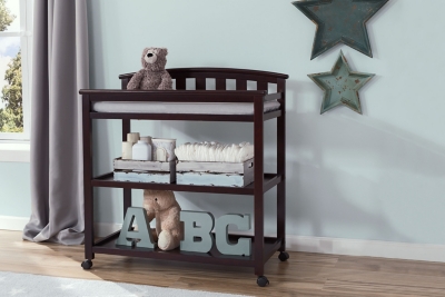 dark chocolate changing table