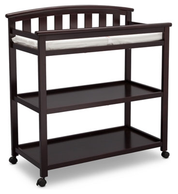 dark brown changing table