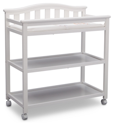 delta changing table with drawer