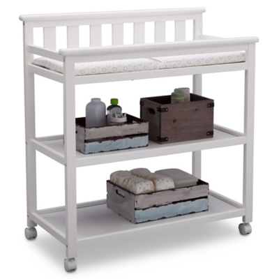 delta changing table with drawer