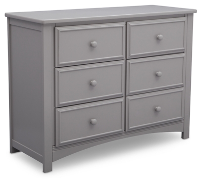 Delta Children 6 Drawer Dresser Changing Table Top Ashley