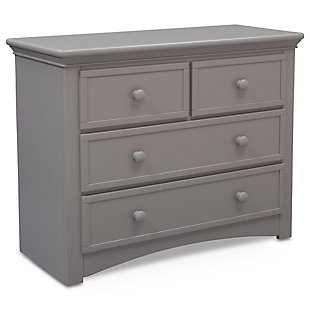 Delta Children Serta 4 Drawer Dresser, Gray, large