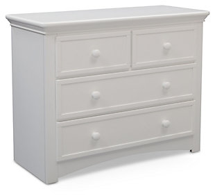 Delta Children Serta 4 Drawer Dresser, White, large