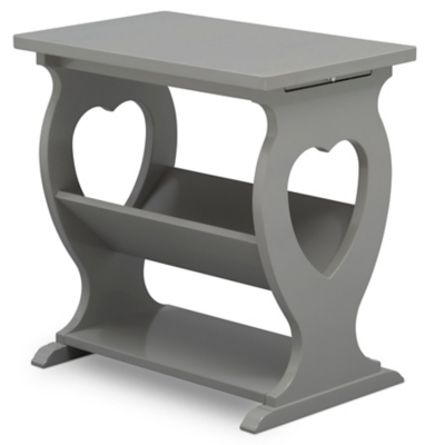 small white end table for nursery