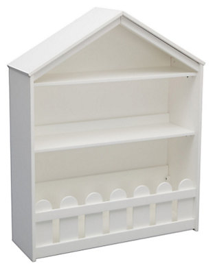 Delta Children Serta Happy Home Storage Bookcase, White, large