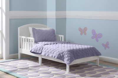 Delta Children Delta Children Abby Wood Toddler Bed, White