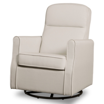 Delta Children Blair Slim Nursery Glider Swivel Rocker Chair, Cream, large