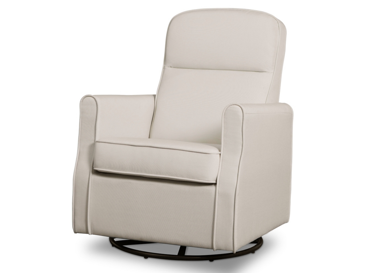 Delta Children Blair Slim Nursery Glider Swivel Rocker Chair, Cream, large