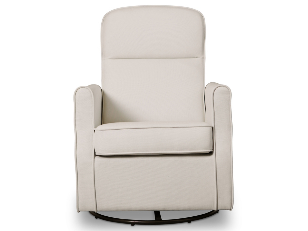 Delta Children Blair Slim Nursery Glider Swivel Rocker Chair, Cream, large