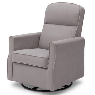 delta children clair glider swivel rocker chair