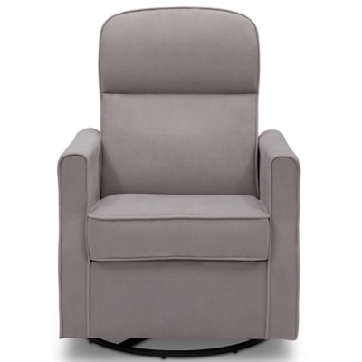 delta children clair glider swivel rocker chair