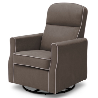 delta children clair glider swivel rocker chair