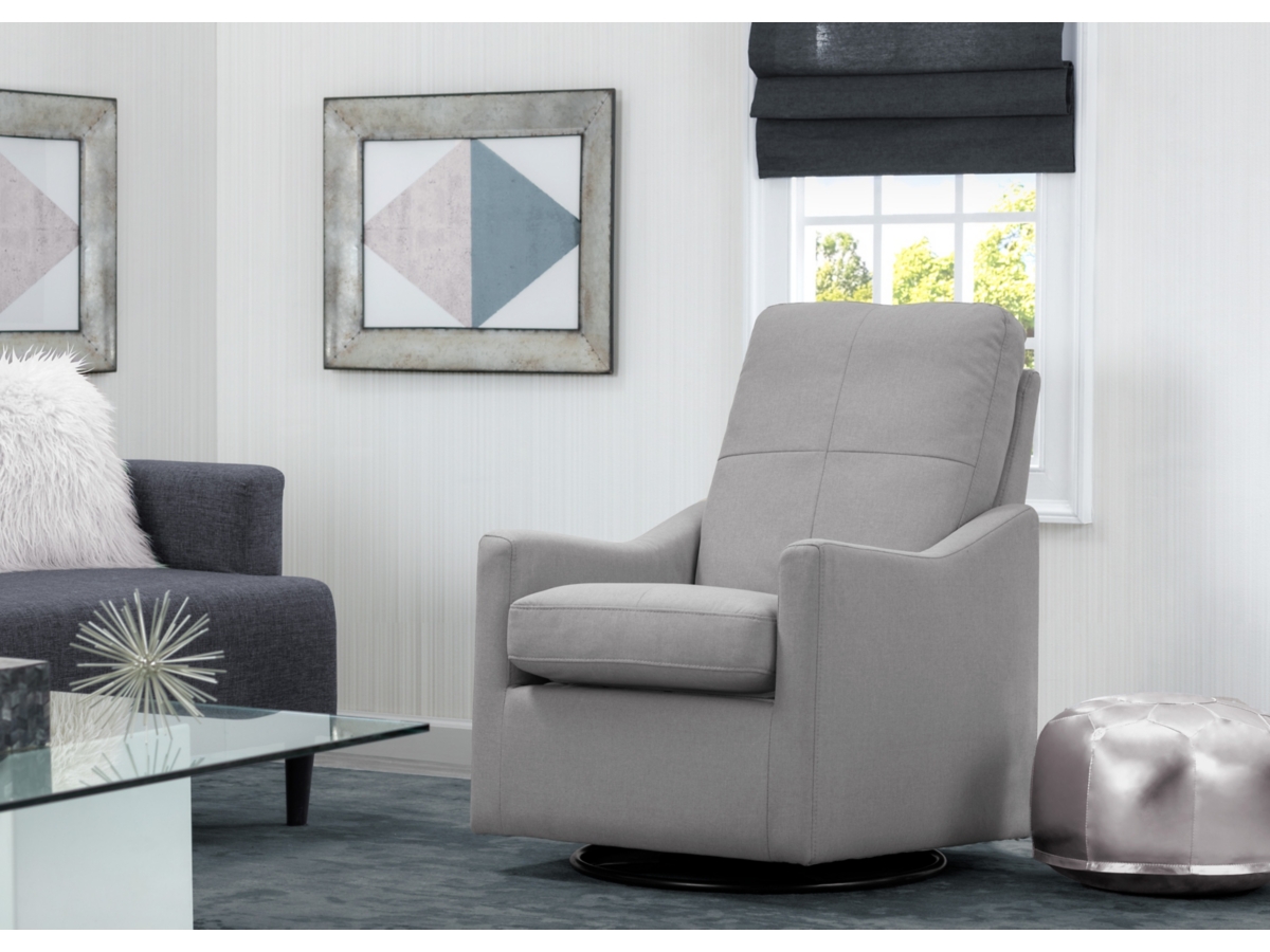 Landry Nursery Delta Children Upholstered Swivel Glider Chair